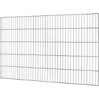 Floraworld Einstabmatte-Zaun Classic 200 x 125 cm anthrazit