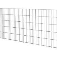 Floraworld Doppelstabmatte-Zaun Comfort 201 x 103 cm anthrazit