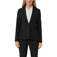 s.Oliver Black Label Jackenblazer mit 1-Knopf-Verschluss und Viskose-Stretch