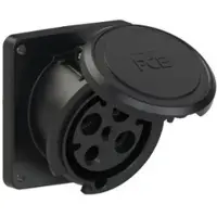 Pce 4341-7fd CEE-Anbausteckdose schräg (106x110) 63A 4p 7h IP44 POWER TWIST 43417fd