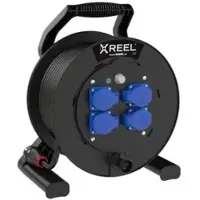 Pce 9350150-p Kabeltrommel XREEL 310 4xSSD nat 25m 3G1,5 H07RN-F schwarz BA K2 IP54 9350150p