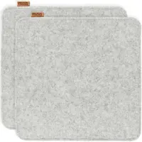 Miqio 2 er Set Sitzkissen 2 Sitzauflage mit Antirutschnoppen 40 x 40 cm