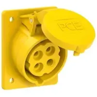 Pce 414-4 CEE-Anbausteckdose schräg (70x85mm) 16A 4p 4h IP44/IP54 4144