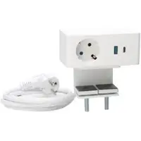 Kopp 939802106 VersaQ, USB-A/C, Induktion., weiß