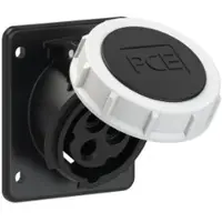 Pce 4132-7f87 CEE-Anbausteckdose schräg (75x85mm) 16A 3p 7h IP67 41327f87
