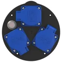 Pce 925006 Zentralscheibe Ø250 nat mit 3xSSD IP54