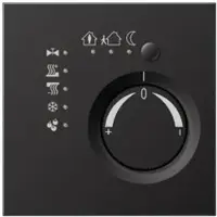 JUNG Raumtemperaturregler UP LS KNX ws glz AL2178TSD