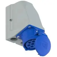 Pce 917-9v CEE-Wandsteckdose 16A 7p 9h IP44/IP54 9179v