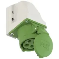 Pce 114-10k CEE-Wandsteckdose (kompakt) 16A 4p 10h IP44 11410k
