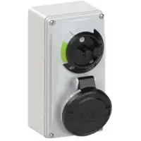 Pce 6115-7 CEE-Steckdose abschaltbar kompakt 16A 5p 7h IP44/IP54 61157