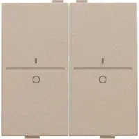 Niko 157-00008 Zweifache Taste mit Aufdruck „I“ und „0“ für drahtlosen Schalter oder 15700008