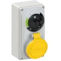 Pce 6115-4 CEE-Steckdose abschaltbar kompakt 16A 5p 4h IP44/IP54 61154
