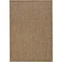 Carpetsale24 In & Outdoor Teppich Terrasse Balkon Küchenteppich Wetterfest Sisal Optik Flachgewebe Einfarbig mit Struktur, Grösse: 80x150 cm