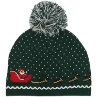 Fraas Beanie Knitted Hat In Christmas Look Multicolor