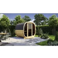 WOLF Fasssauna "Cube 230 Art 1", Bausatz Typ 1