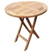 DeVries Beistelltisch »Woodie«, BxHxT: 70 x 75 x 70 cm, Tischplatte: Teakholz - braun