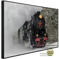 Papermoon Infrarotheizung »EcoHeat - Alte Dampflokomotive«, Matt-Effekt - bunt