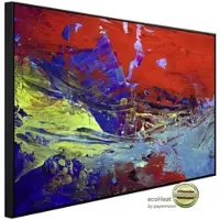 Papermoon Infrarotheizung »EcoHeat - Abstrakt Farben«, Matt-Effekt - bunt