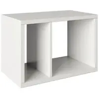 Phoenix Raumteiler-Regal »Fortuna«, BxHxL: 58 x 39,2 x 34 cm, Holz - weiss
