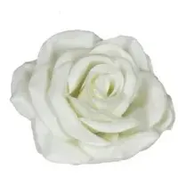 Flowerbox Wachsrose 12er-Set - weiss