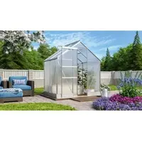 Vitavia Gewächshaus »Apollo Plus 2500«, BxHxL: 195 x 209,5 x 131 cm - silberfarben