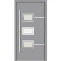 Splendoor Sicherheitshaustür »ATHEN Prime RC2«, Aluminium, in verkehrsgrau