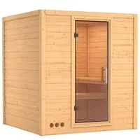 Karibu Sauna »Sindi«, für 4 Personen, ohne Ofen - beige