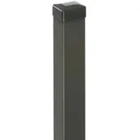POLBRAM STEEL GROUP SP. Z O.O. SP.K. Zaunpfosten »Sia«, BxLxH: 5 x 5 x 150 cm, zum Einbetonieren für Zaun Sia/ Matt - grau