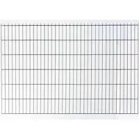 Floraworld Doppelstabmatte, HxLxT: 103 x 251 x 2,3 cm, Stahl, anthrazit - grau