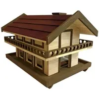 Windhager Vogelhaussilo Landhaus XXL - braun