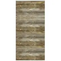 MySPOTTI Badrückwand »Holz«, BxH:100 cm x 210 cm, braun