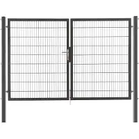 Floraworld Doppeltor, System »Premium«, Türmaße BxH: 300 x 180 cm - grau