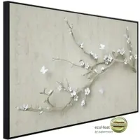 Papermoon Infrarotheizung »EcoHeat - Blumen mit Schmetterlingen weiss«, Matt-Effekt - bunt