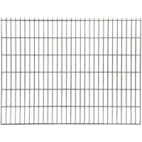 Floraworld Doppelstabmatten-Zaun Comfort 201 x 143 cm feuerverzinkt 6/5/6