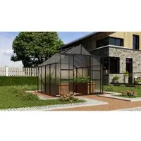 Vitavia Gewächshaus »Mars Plus 6700«, BxHxL: 257 x 238 x 258 cm - schwarz