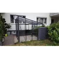 Vitavia Gewächshaus »Freya Plus«, BxHxL: 254 x 246 x 254 cm - schwarz
