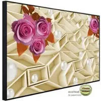 Papermoon Infrarotheizung »EcoHeat - Abstrakt mit Blumen«, Matt-Effekt - bunt