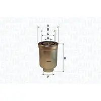 MAGNETI MARELLI Kraftstofffilter [Hersteller-Nr. 153071762560] für Kia, Hyundai