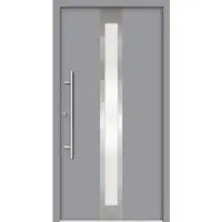 Splendoor Sicherheitshaustür »RHODOS Prime RC2«, Aluminium, in verkehrsgrau