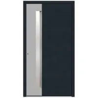 KNOCK Aluminium-Haustür »Marte«, anthrazit / graubeige