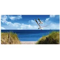 MySPOTTI Badrückwand »North Sea«, BxH:90 cm x 45 cm, blau