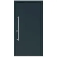 Roro Haustür »R350«, BxH: 100 x 200 cm, Aluminium/Kunststoff - grau