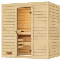 Weka Massivholzsauna VALIDA 2 GT, BioS 7,5 x B x T x H x 189 x 189 x 204