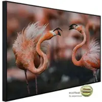 Papermoon Infrarotheizung »EcoHeat - Karibische Flamingos«, Matt-Effekt - bunt