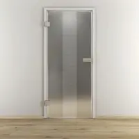 NOVADOORS Glasdrehtür »NOVA 557«, matt - transparent