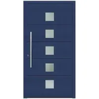 KNOCK Aluminium-Haustür »Terra Nova«, stahlblau