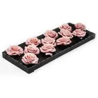 Flowerbox Wachsrose - orange