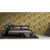 Living Walls Vliestapete "Metropolitan Stories. Travel Styles. Tapete Floral Blätter" abstrakt gemustert leicht glänzend strukturiert Blumen-Tapete Pflanzen Blätter verspielt Tapeten Wohnzimmer modern