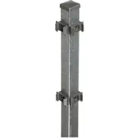 Floraworld Eckpfosten »Classic«, Stahl, BxLxT: 4 x 170 x 4 cm - silberfarben