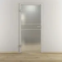 NOVADOORS Glasdrehtür »NOVA 589«, matt - transparent